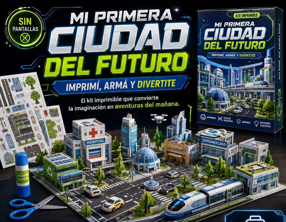 MEGAPACK Mi primera ciudad del Futuro+ BONOS Regalos